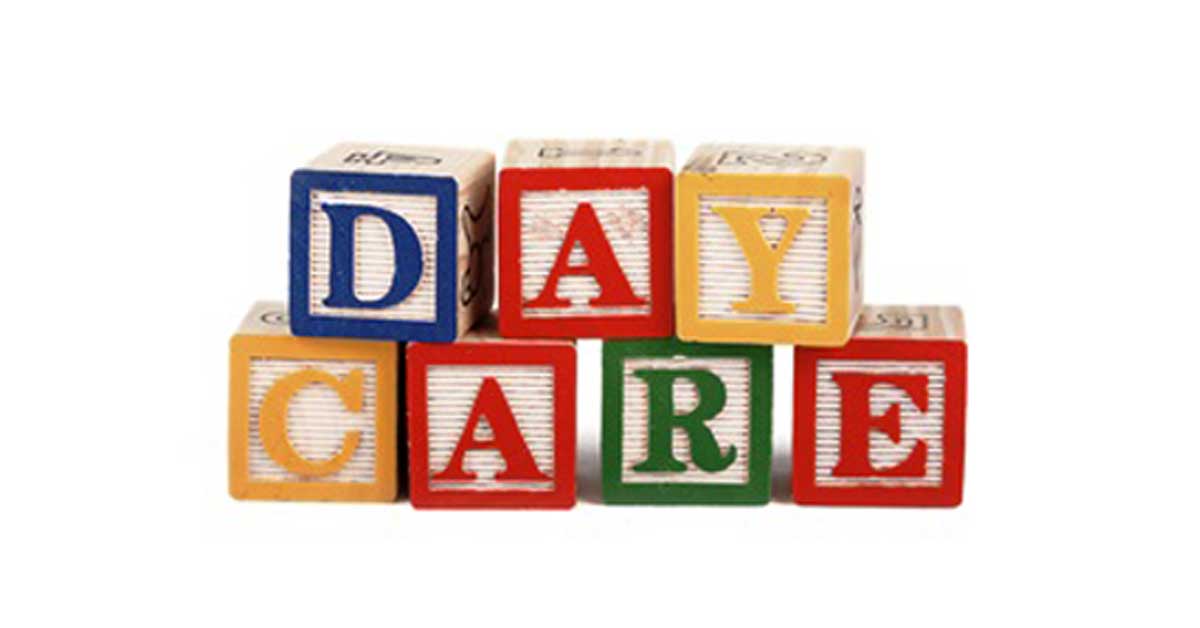 day care block letters